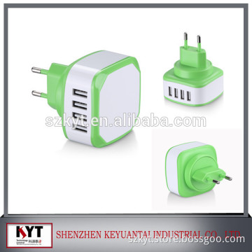 Interchangeable plug power adapter , H0T072 , EU, US.AU, UK USB wall charger